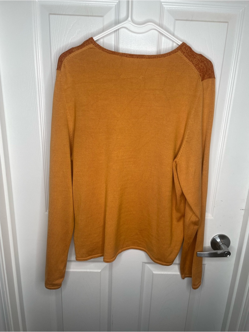 Michael Simon Vintage 2001 Spun Silk Eagle Knit Sequined Sweater in Gold XL - Picture 2 of 11